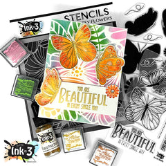 Beautiful Butterfly 4x6 stamp set