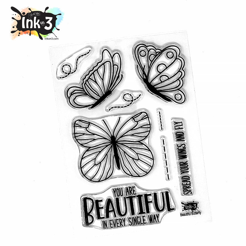 Beautiful Butterfly 4x6 stamp set