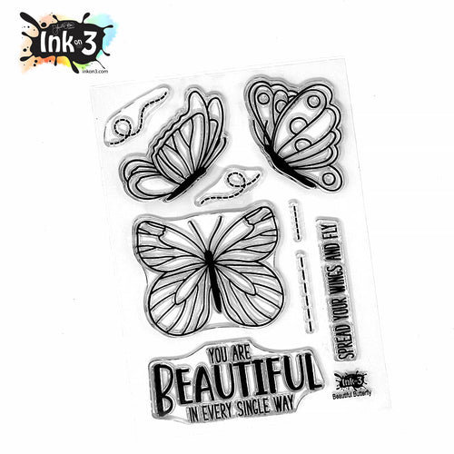 Beautiful Butterfly 4x6 stamp set