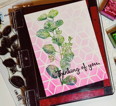 Botanical Thinking Of You Stamp Set inkon3.com