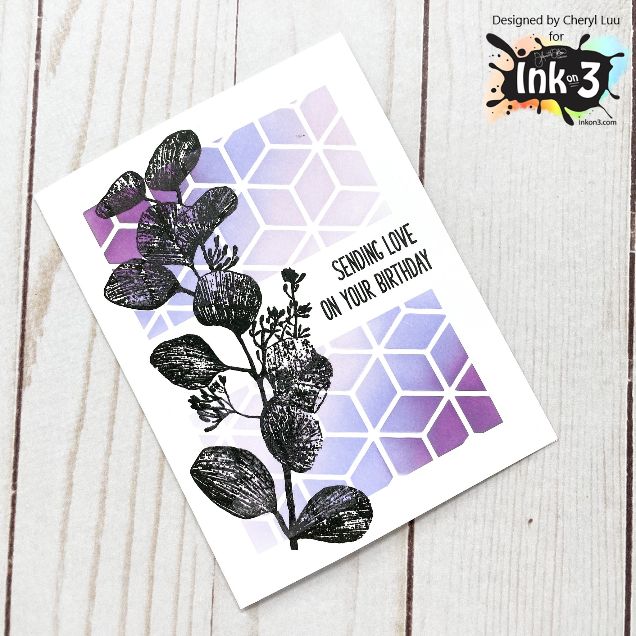 Botanical Thinking Of You Stamp Set inkon3.com
