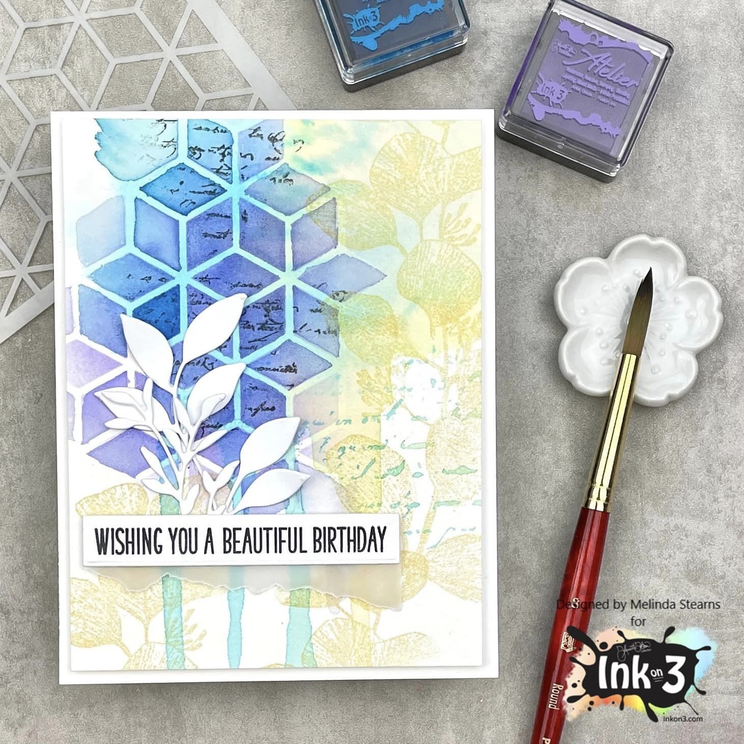 Botanical Thinking Of You Stamp Set inkon3.com