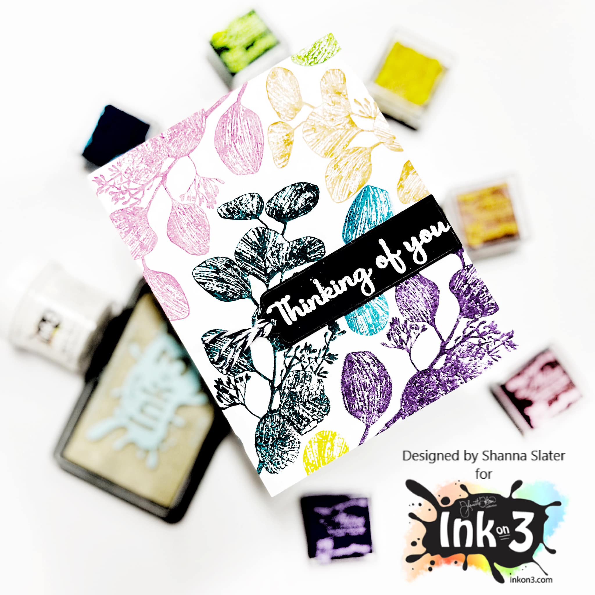 Botanical Thinking Of You Stamp Set inkon3.com