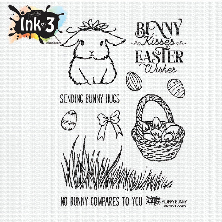 Fluffy Bunny 4x6 stamp set