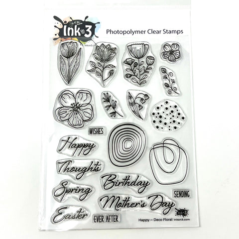 Dogwood Flower 3x4 Clear Stamp Set