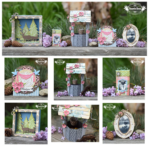 Pansy Tea Party 3D SVG Kit