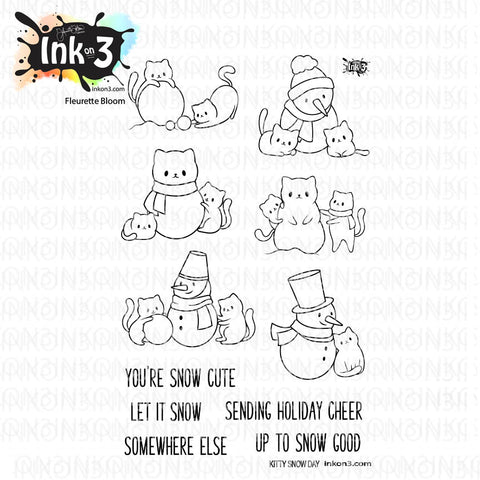My Little Catfish 3x4 Clear Stamp Set