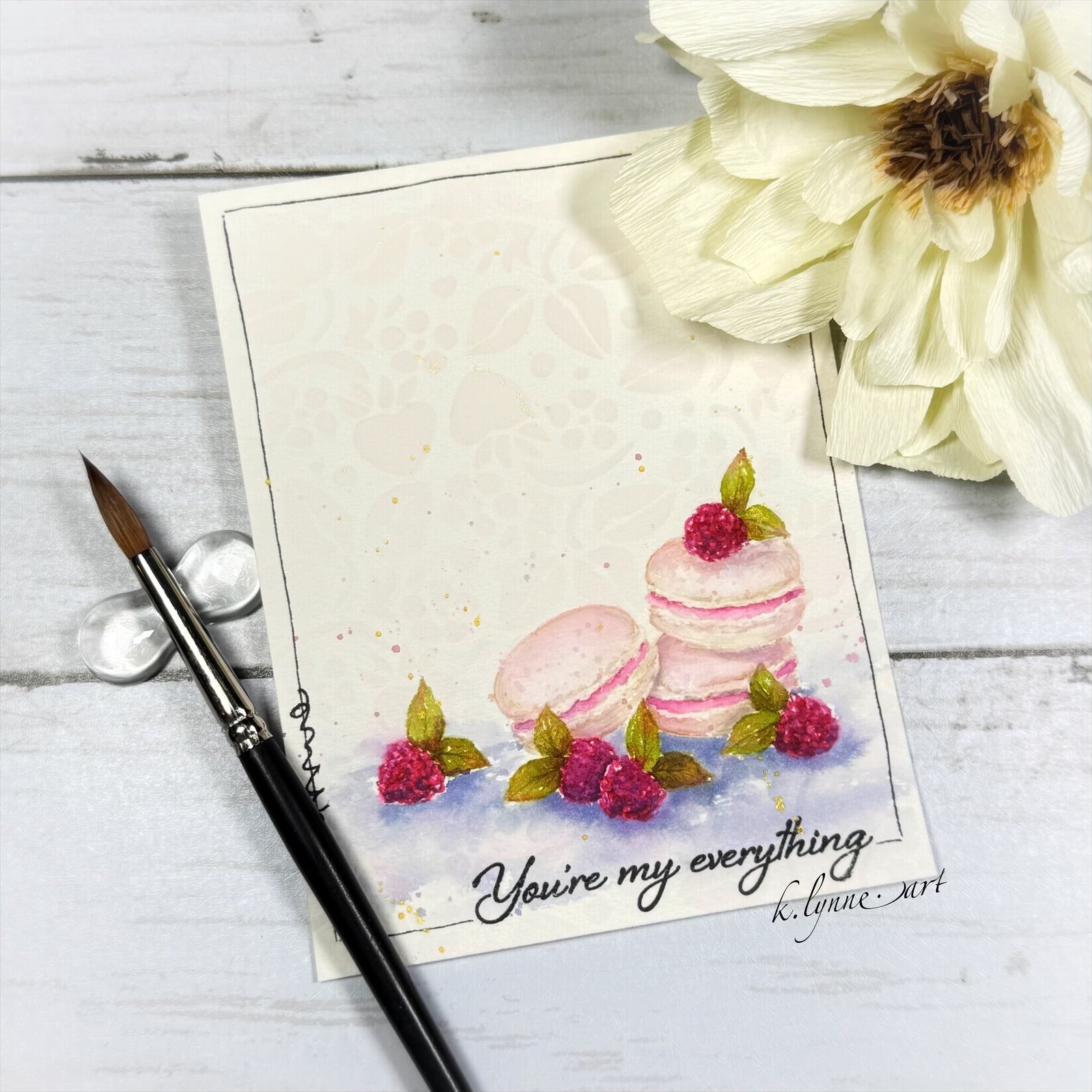 Macaron Cuties 4x6 stamp set