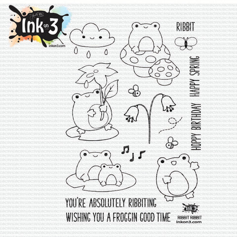 My Little Catfish 3x4 Clear Stamp Set