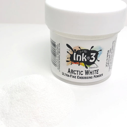 Arctic White Ultra Fine Embossing Powder Inkon3.com