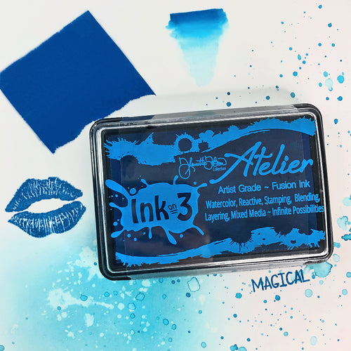 Atelier Peacock Blue ~ Artist Grade Fusion Ink ~ Fleurette inkon3.com