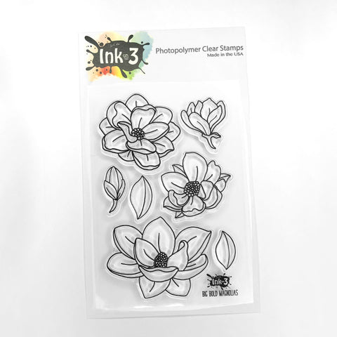 Dogwood Flower 3x4 Clear Stamp Set