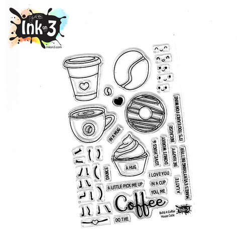 Coffee House Cutie 4x6 stamp set