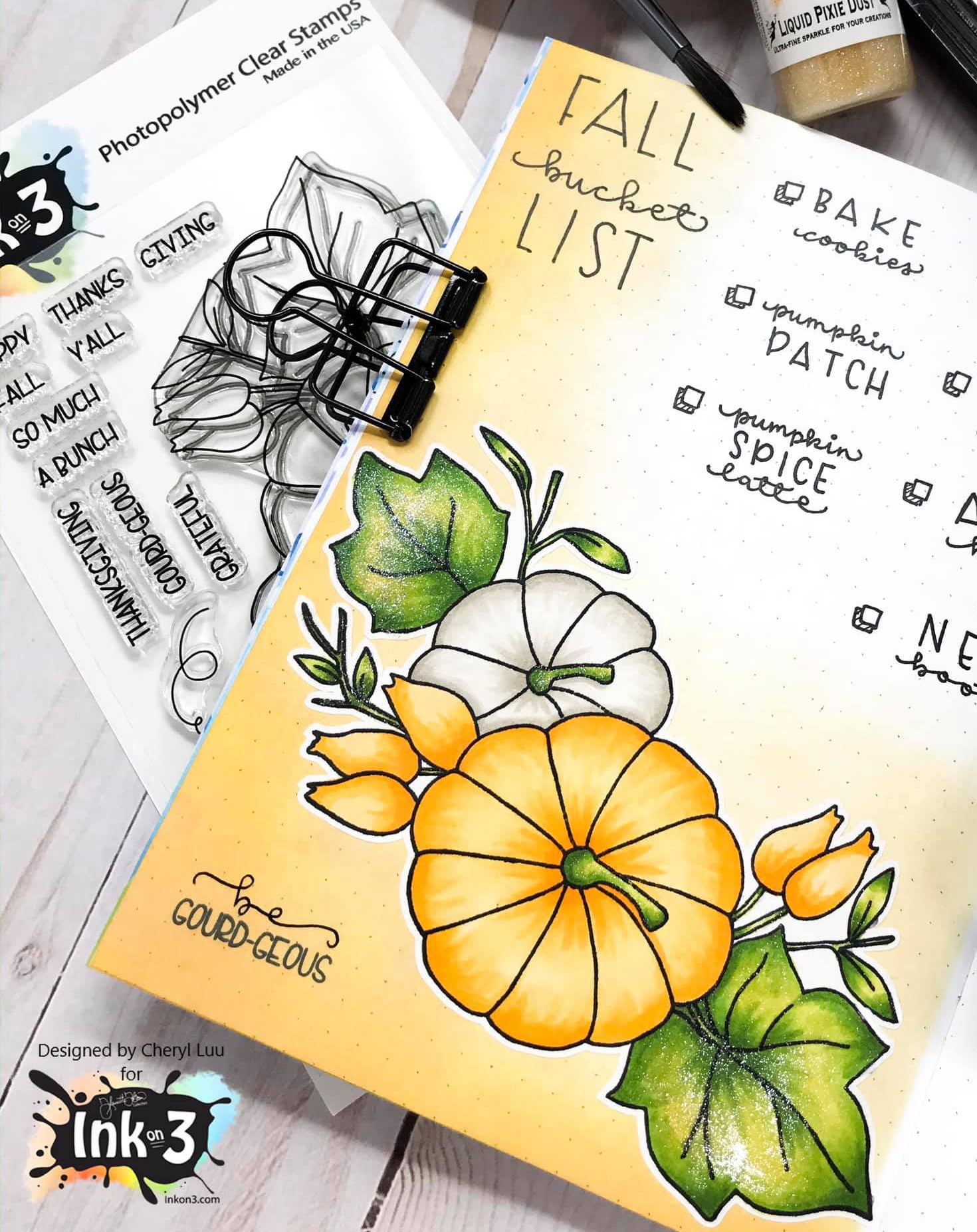 Pumpkin Patch 4x6 Clear Stamp Set