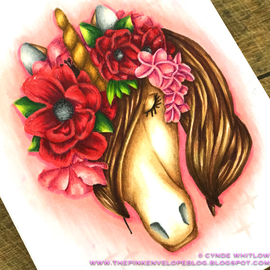 Magical Unicorn 4x6 Clear Stamp Set