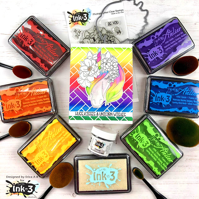 Magical Unicorn 4x6 Clear Stamp Set