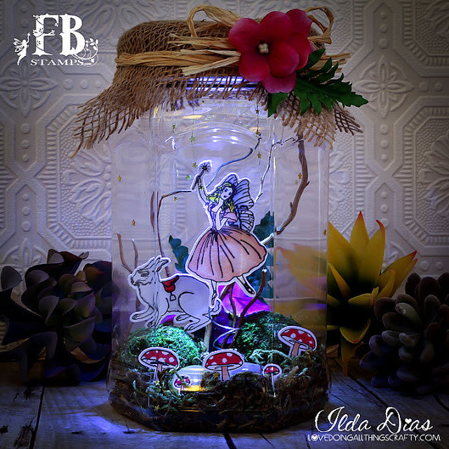 Project Example by Ilda ~ using Fairy Wishes Stamp Set