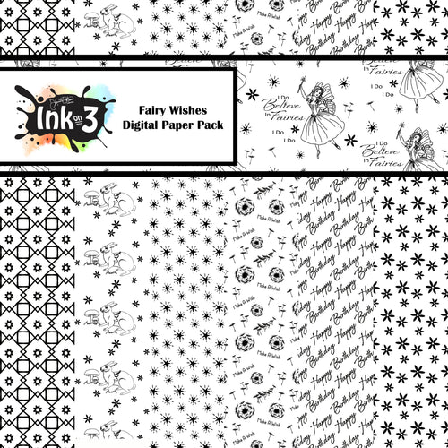 Fairy Wishes Digi Paper Pack