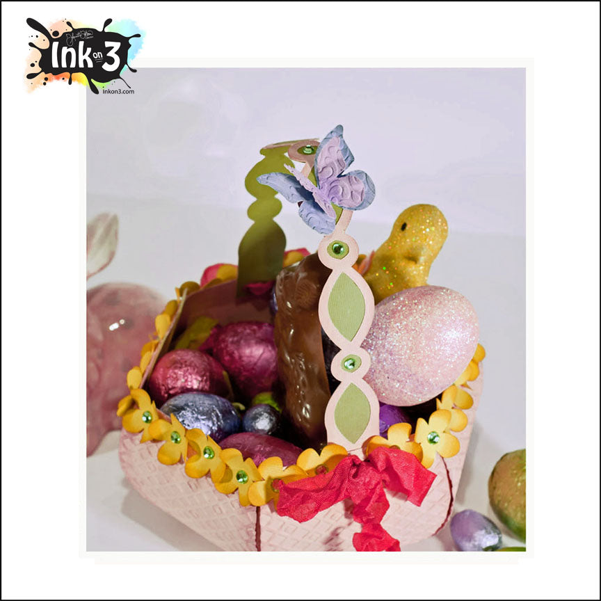 3D SVG Kit Flower Basket inkon3.com