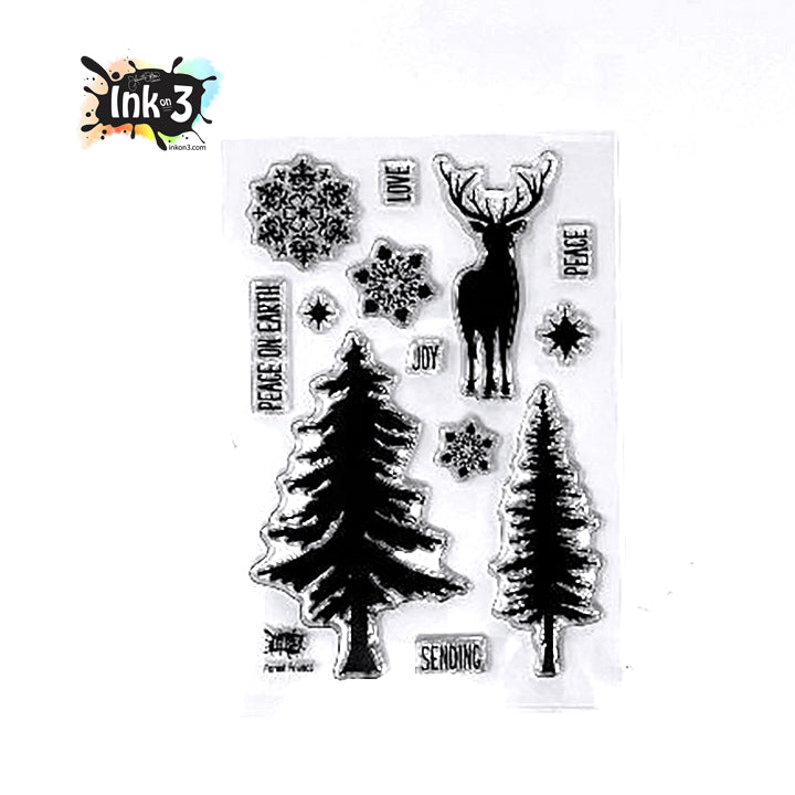 Forest Friends 4x6 stamp set
