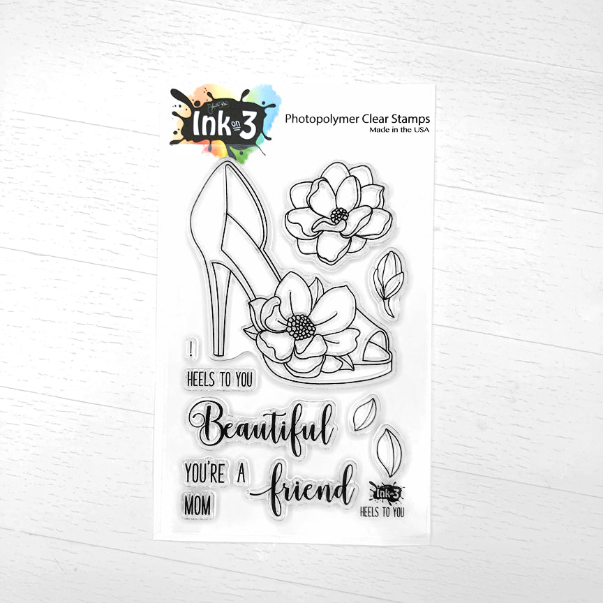 Heels To You 4x6 Clear Stamp Set
