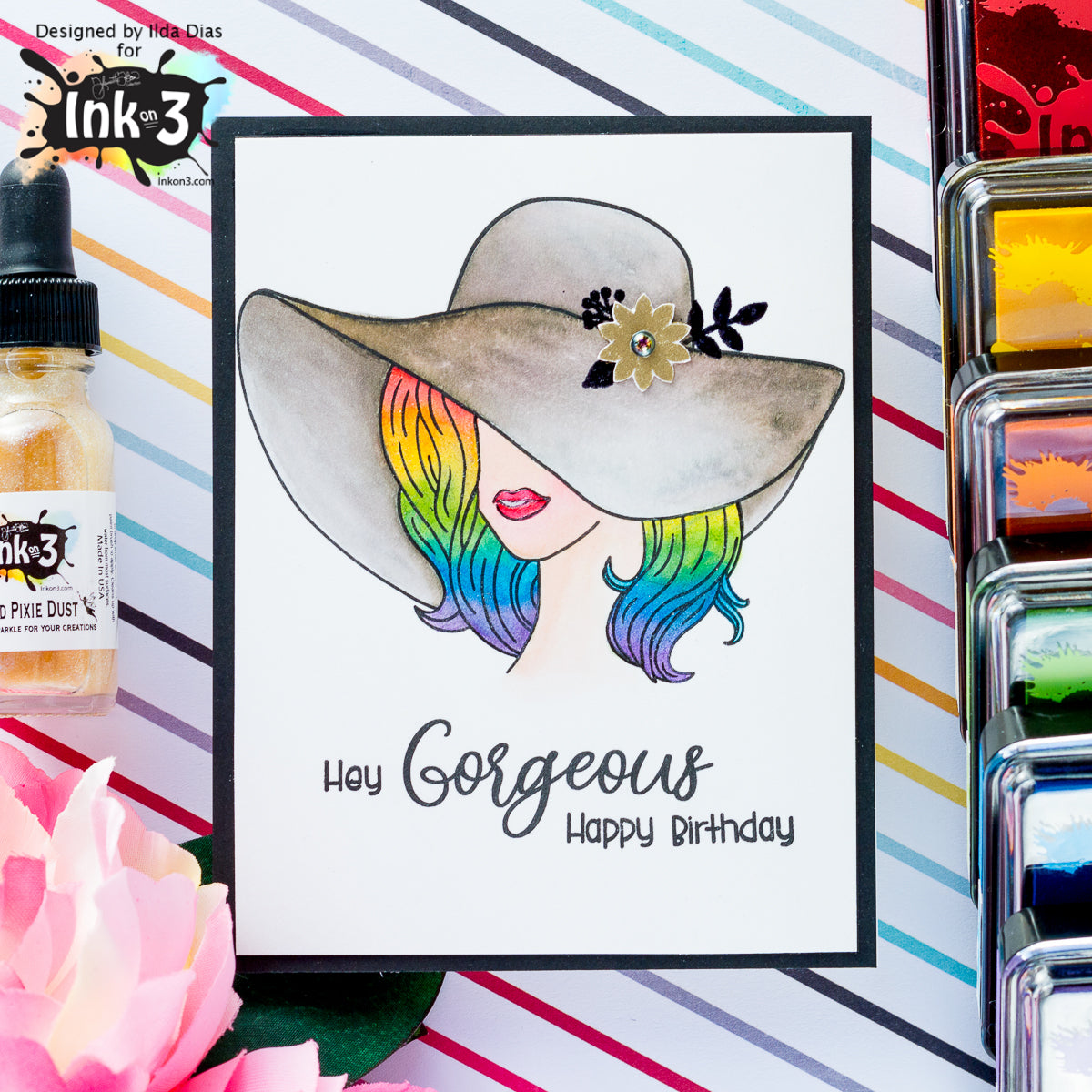 Hey Gorgeous Digital Stamp