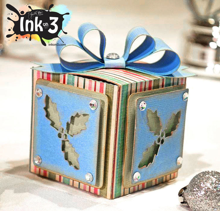 Holly One Piece Box, SVG Cut File