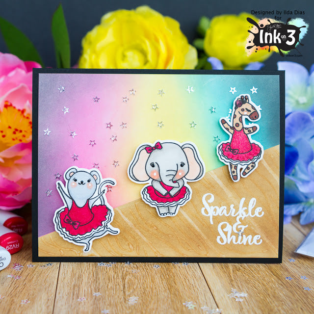 Card By Ilda~ Dance & Twirl stamps & Dies