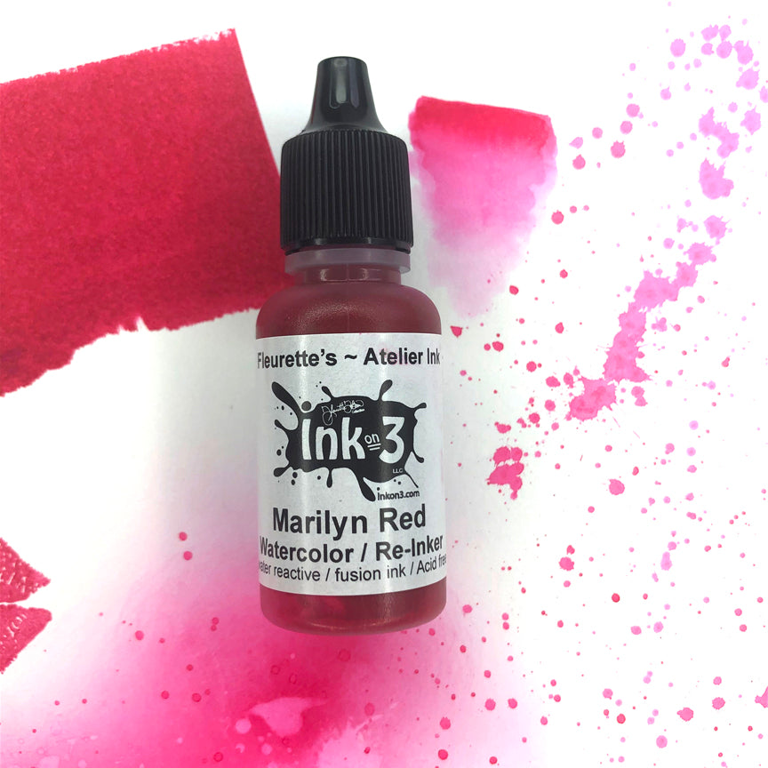 Atelier Watercolor / Re-inker Marilyn Red ~ Artist Grade Fusion Ink