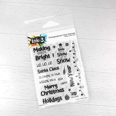 Phat Alphanumeric 4x6 Clear Stamp Set