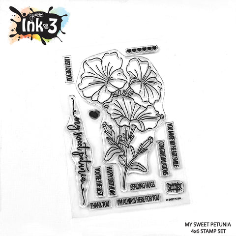 Dogwood Flower 3x4 Clear Stamp Set