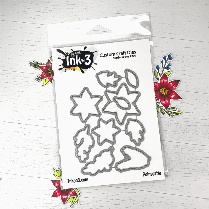 Poinsettia Coordinating Die Cuts