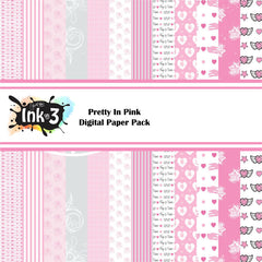 Pretty In Pink Digital Paper Pack