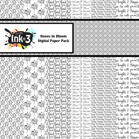 Woodgrain Coordinating Digi Paper Pack