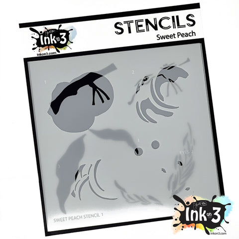 Squiggles 6x6 Stencil