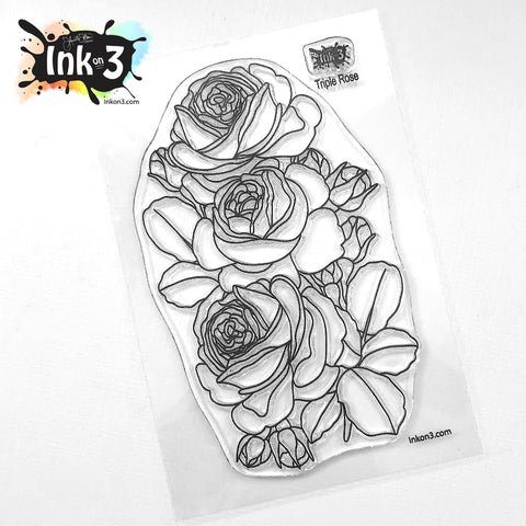 Dogwood Flower 3x4 Clear Stamp Set