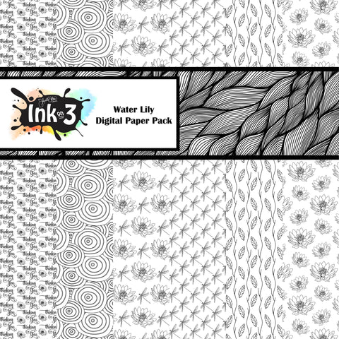 Woodgrain Coordinating Digi Paper Pack