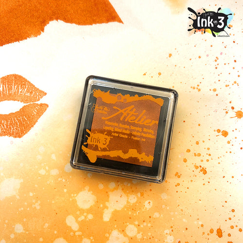Atelier Marigold Orange Fusion Ink Cube By InkOn3