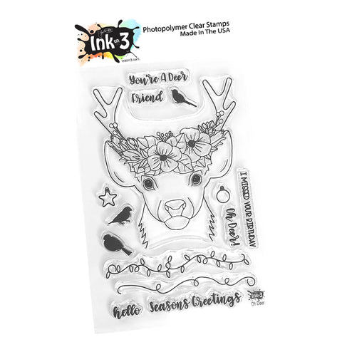 Dogwood Flower 3x4 Clear Stamp Set