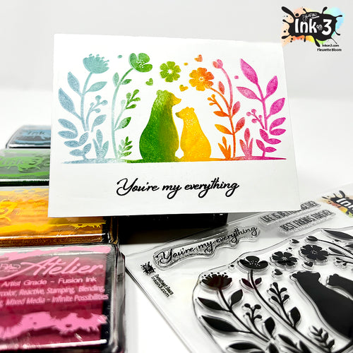 Sweetheart Bears 4x6 stamp set
