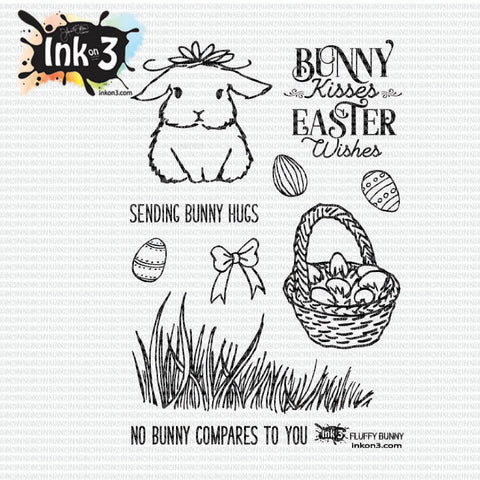 Honey Bunny 4x6 stamp set