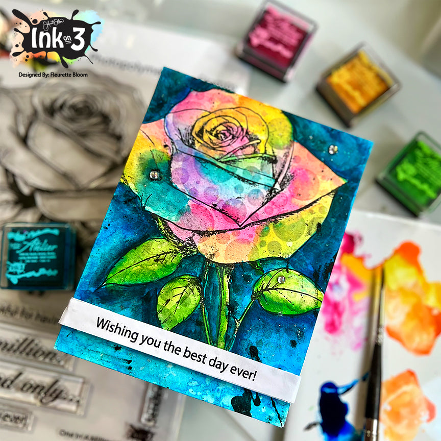 One In A Million 6x8 stamp set