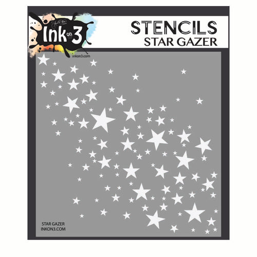 Star Gazer Stencil inkon3.com
