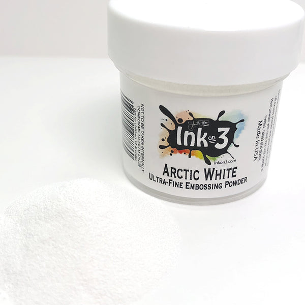 Arctic White Ultra Fine Embossing Powder Inkon3.com