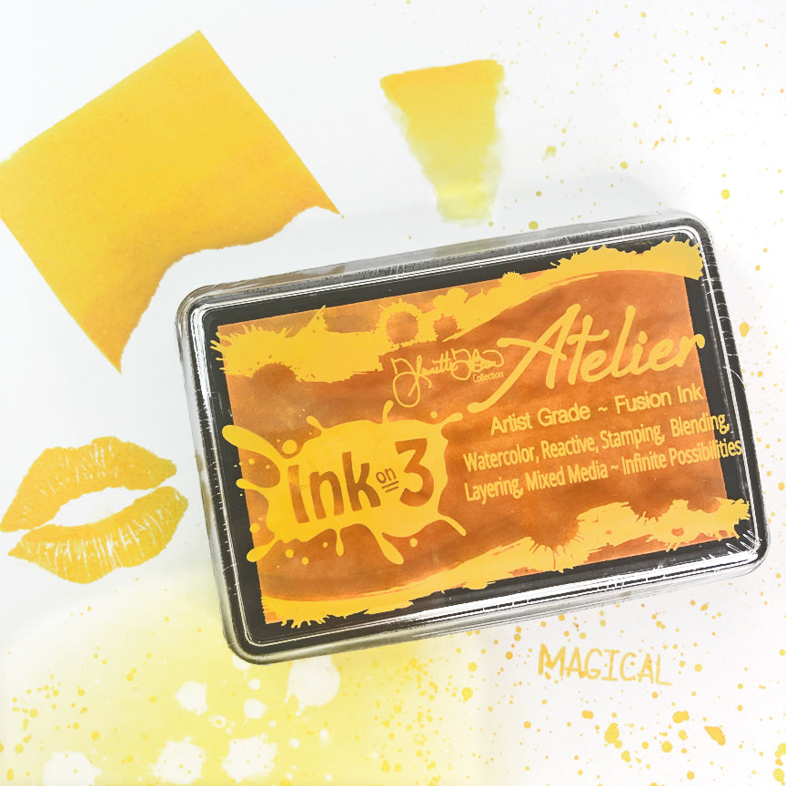 Bee Sting Yellow Atelier ~ Artist Grade Fusion Ink ~ Fleurette inkon3.com