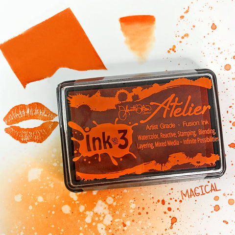 Atelier Watercolor / Re-inker Maigold Orange ~ Artist Grade Fusion Ink