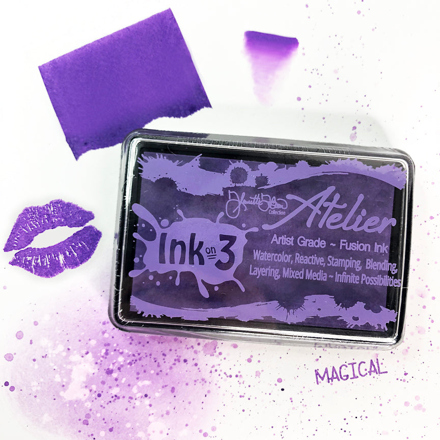 Atelier My Jam Purple ~ Artist Grade Fusion Ink ~ Fleurette inkon3.com