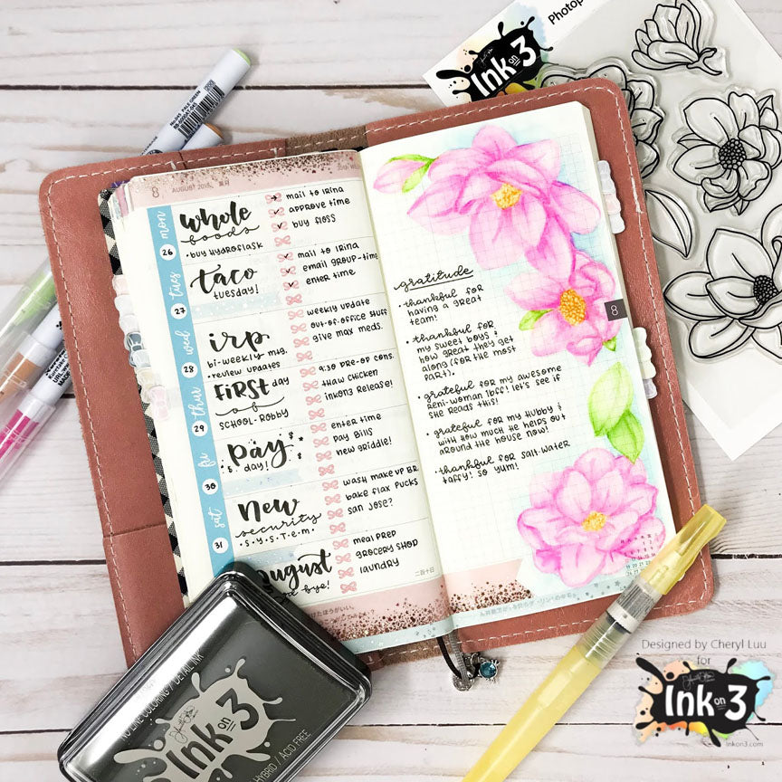 Planner or Journal stamp - Top 3