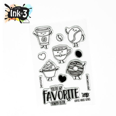 You Me Coffee 3x4 Clear Stamp Set
