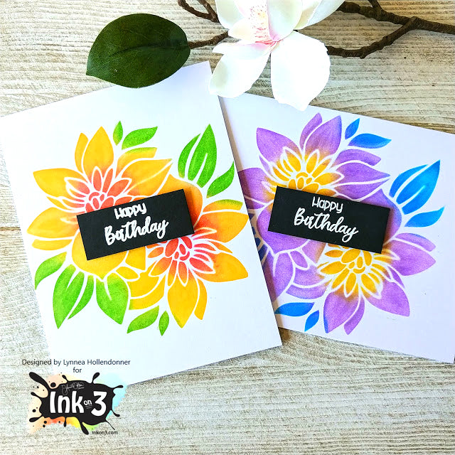 Flora Stencil ~ Featured on Jennifer MCguire My Favorite Crafty Things 